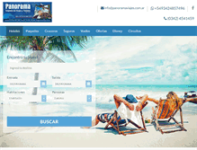 Tablet Screenshot of panoramaviajes.com.ar